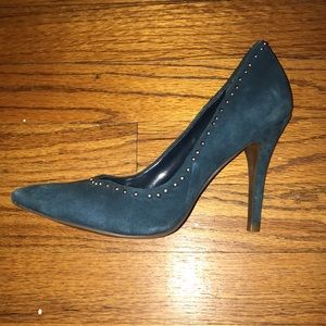 Jessica Simpson Teal Suede Heels